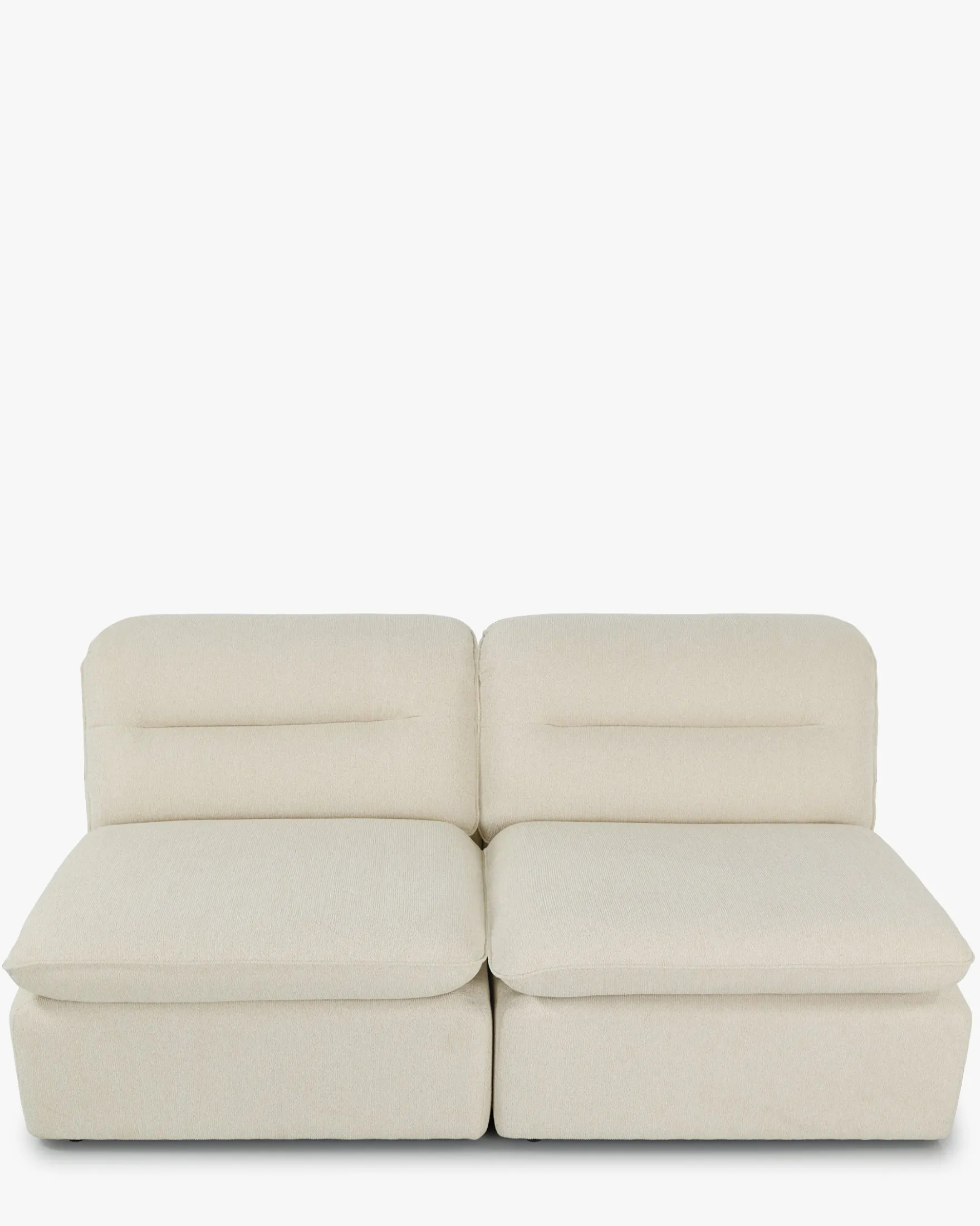Canapés 2 places modulable, Beige sahara Pulp