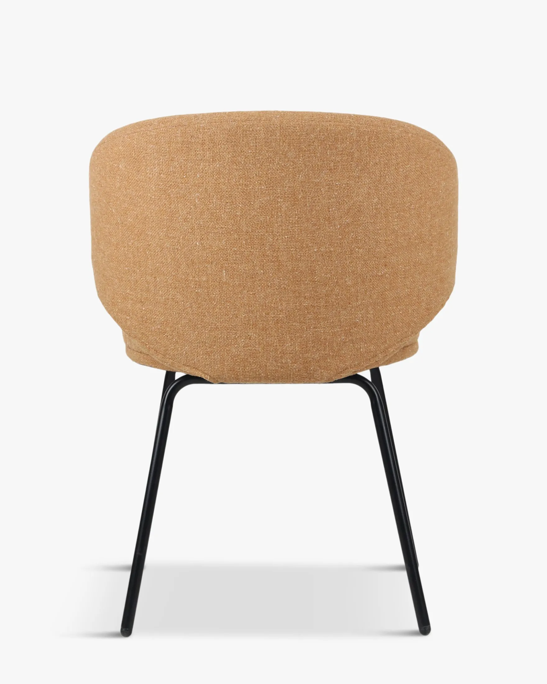 Chaise, Camel sable & métal noir Savio