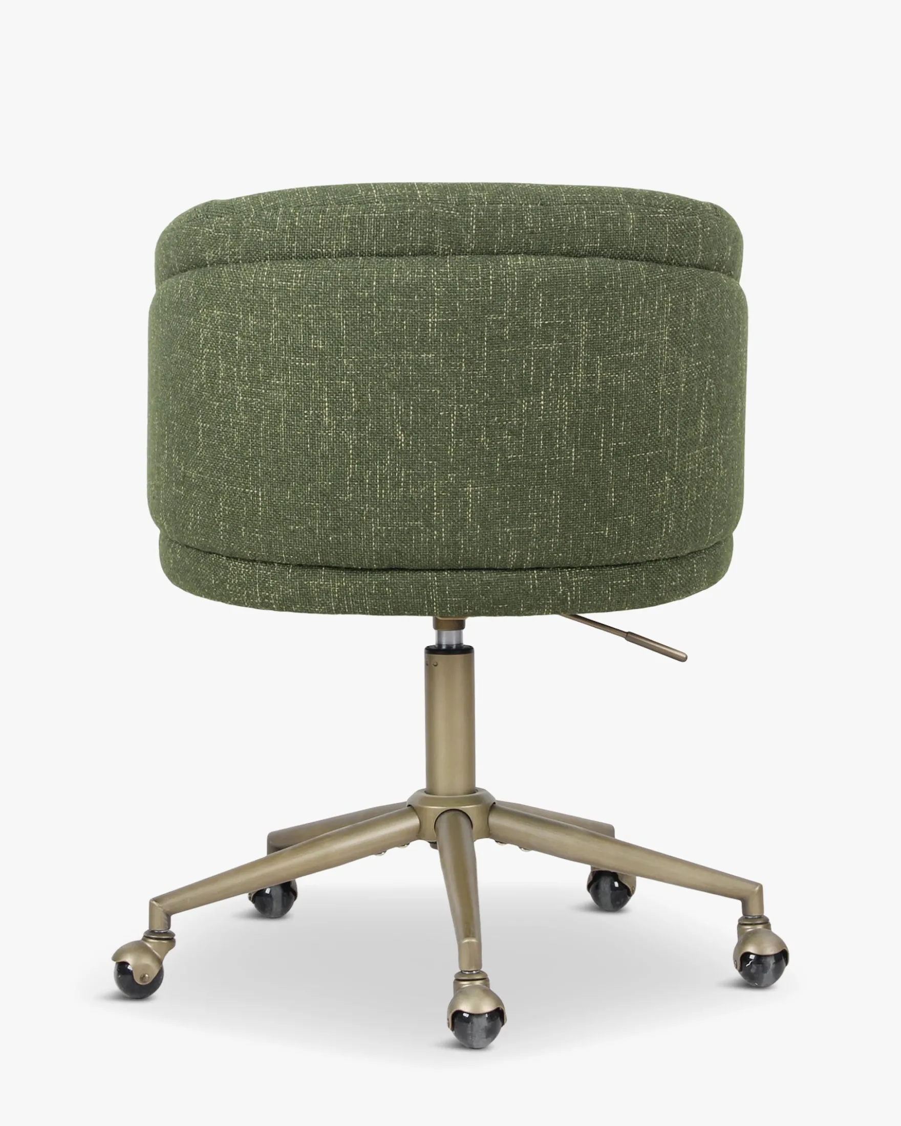 Chaise de bureau rotative, Cactus vert & laiton Volta