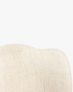 Chaise de bureau rotative, Tweed beige miami & laiton brossé Aero
