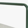 Chaise de jardin, Beige bouclé & métal vert eucalyptus Bonifacio