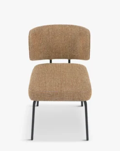 Chaise, Tweed Jaune miami & métal noir Abby