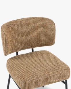 Chaise, Tweed Jaune miami & métal noir Abby