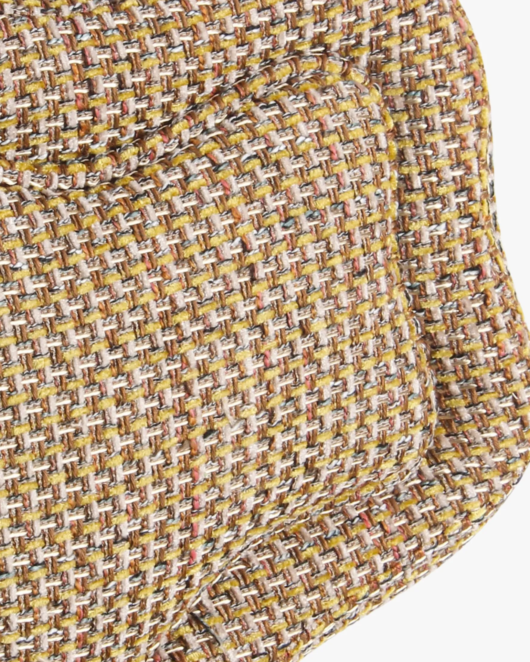 Chaise, Tweed jaune miami & métal noir Arty