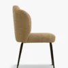 Chaise, Tweed jaune miami & métal noir Aero