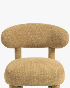 Chaise, Tweed marron écureuil Lugano