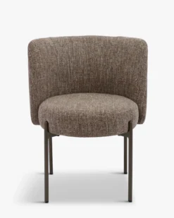 Chaise, Tweed taupe New York & Chocolat Ray