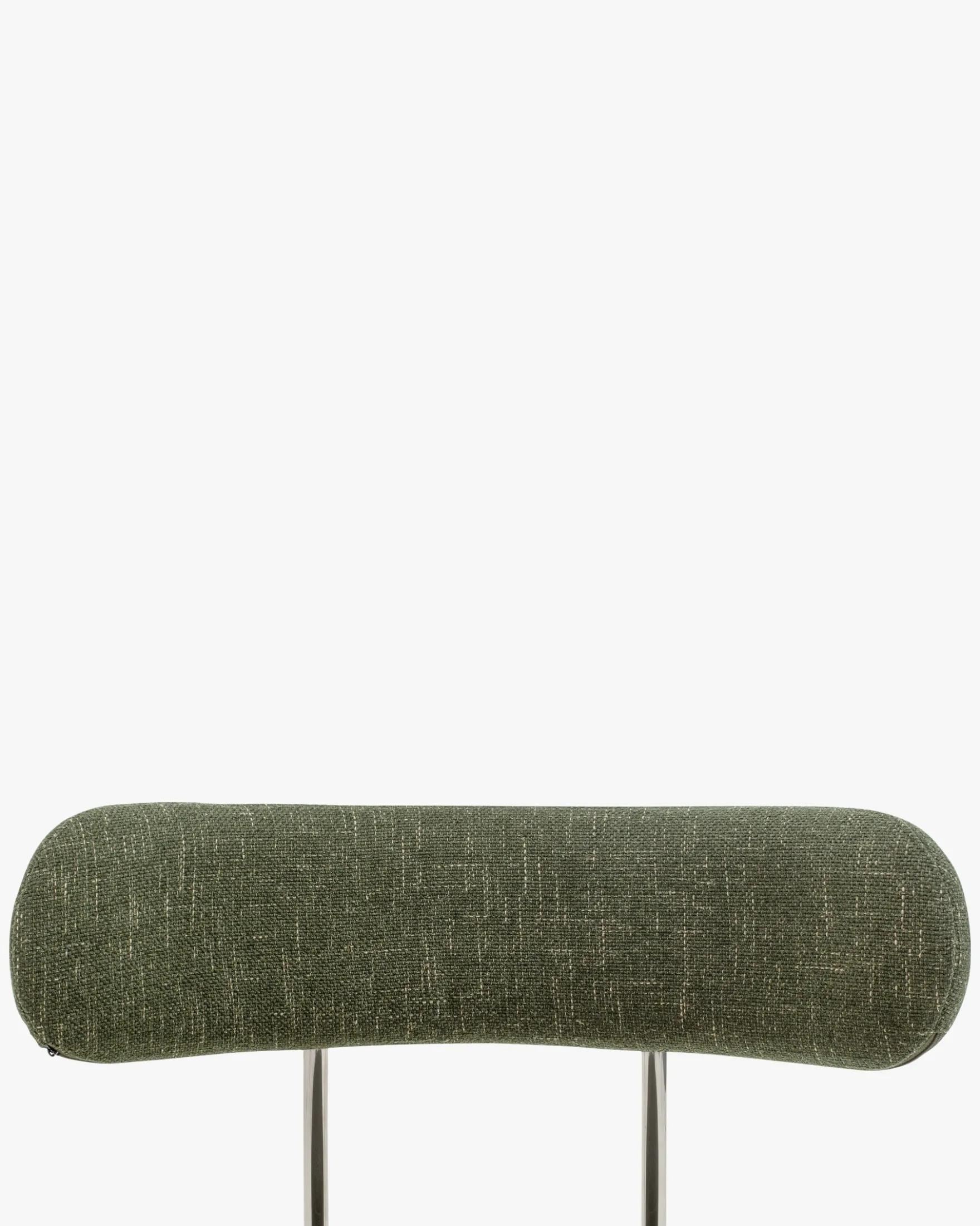 Chaise, Vert cactus & métal chromé Vittoria