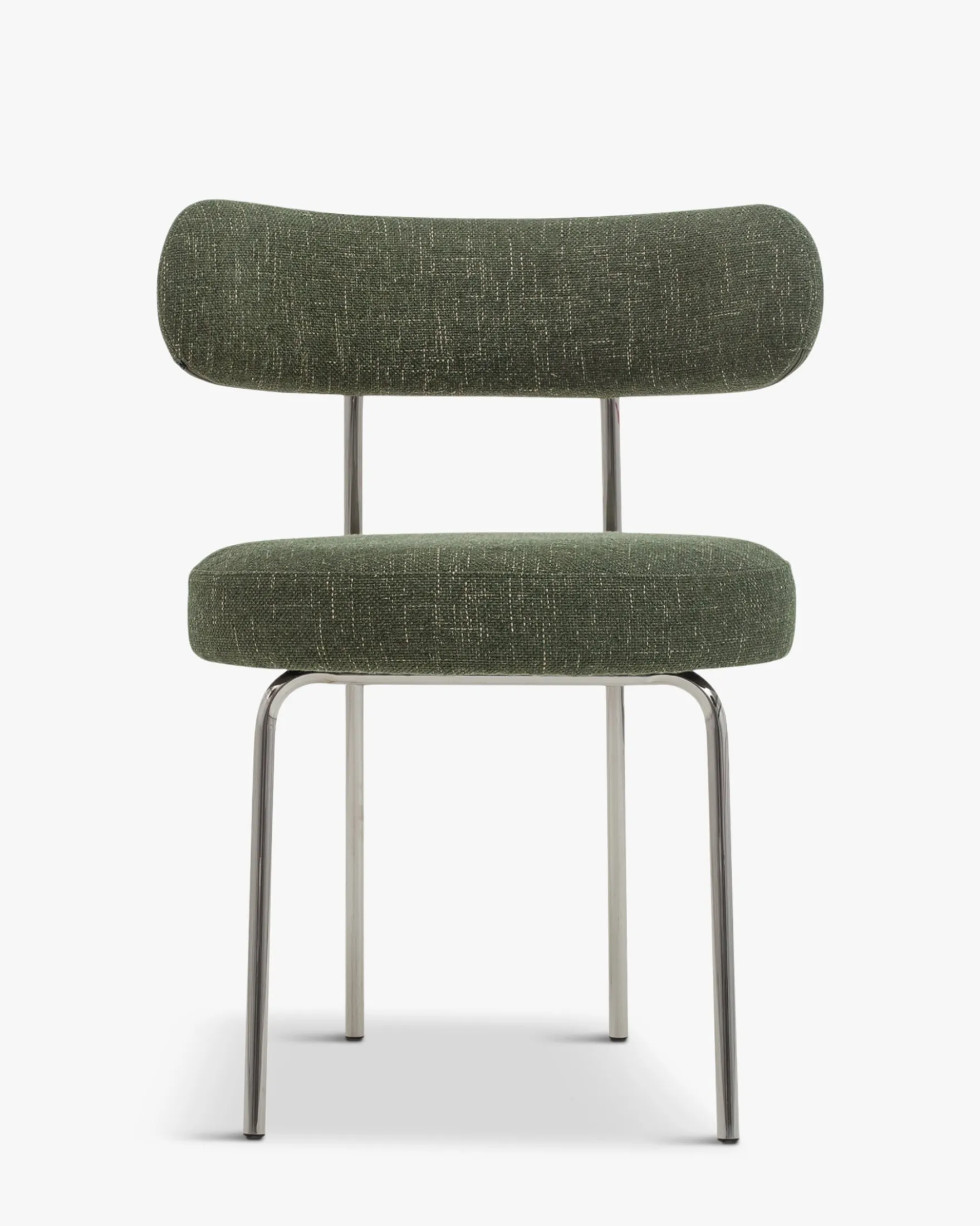 Chaise, Vert cactus & métal chromé Vittoria