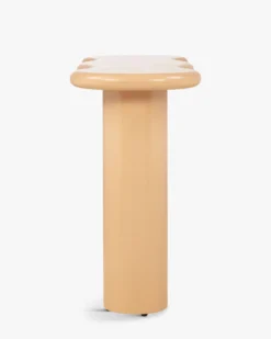 Console, Bois beige caramel, L120 Onda