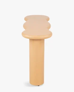 Console, Bois beige caramel, L120 Onda