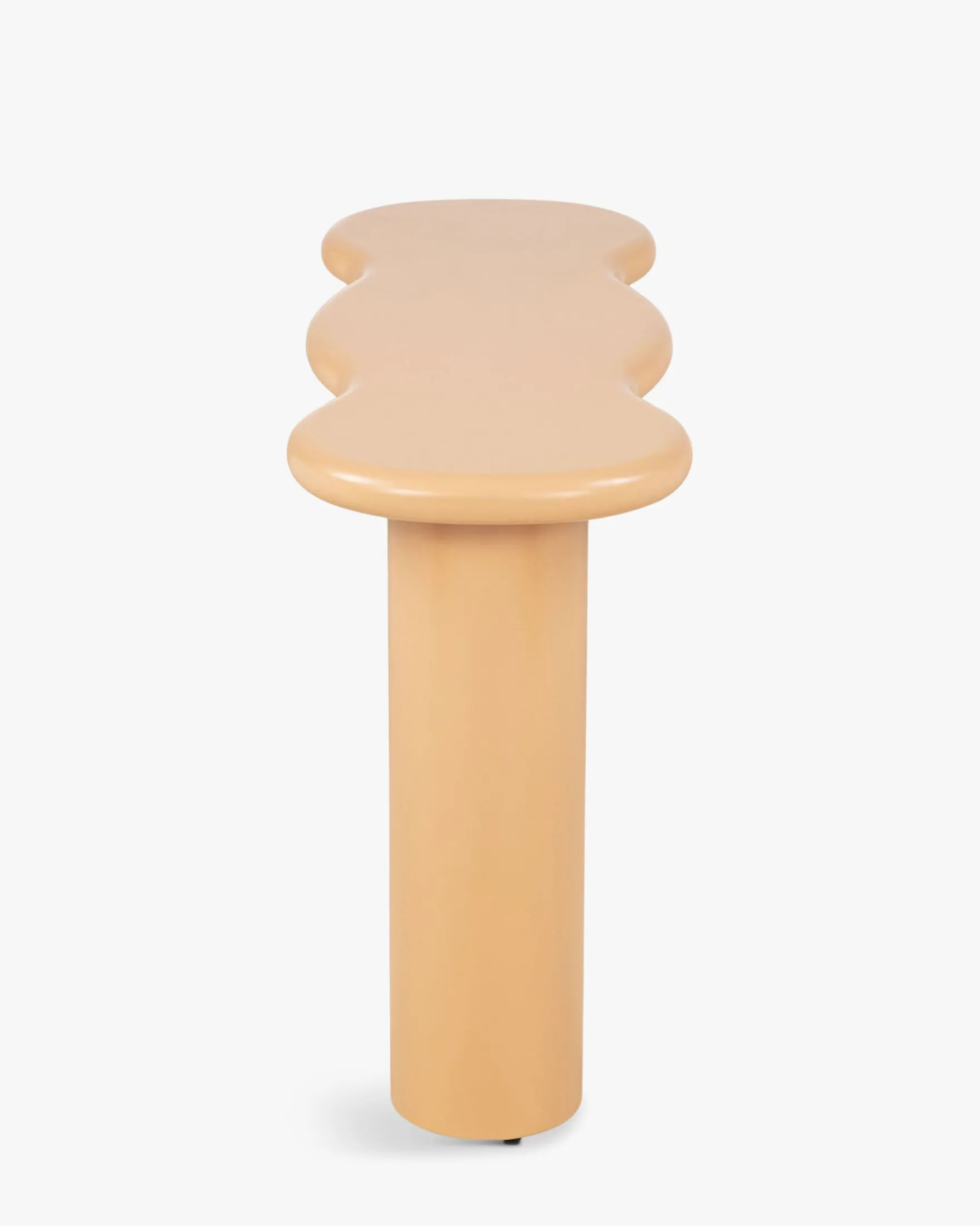 Console, Bois beige caramel, L120 Onda