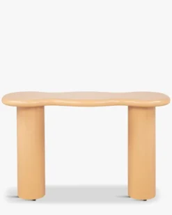 Console, Bois beige caramel, L120 Onda