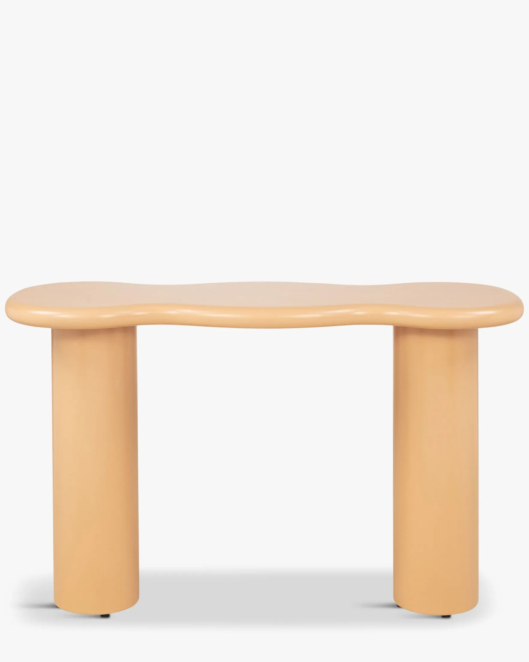 Console, Bois beige caramel, L120 Onda