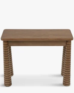 Console, Bois de Frêne Teinte Noyer, L100 Temba