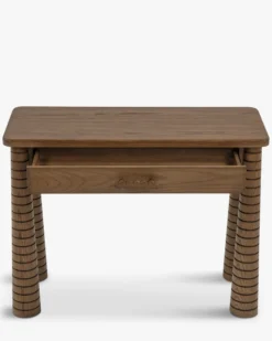 Console, Bois de Frêne Teinte Noyer, L100 Temba
