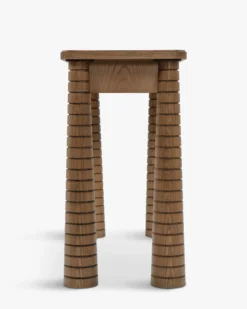 Console, Bois de Frêne Teinte Noyer, L100 Temba