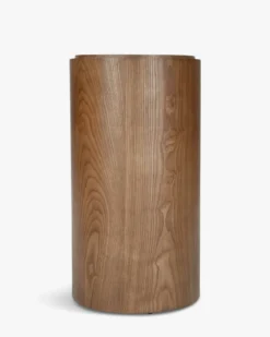 Console, Bois de frêne teinte noyer, L100 Elipse