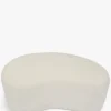 Ensemble banc + pouf, Ecru bouclé Enzo