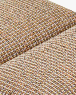 Ensemble banc + pouf, Tweed jaune Miami Jollin, Nami
