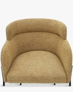Ensemble 4 chaises, Tweed marron écureuil Baron