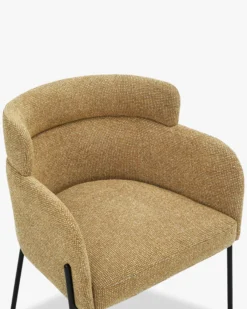 Ensemble 4 chaises, Tweed marron écureuil Baron