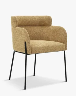 Ensemble 4 chaises, Tweed marron écureuil Baron