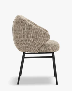 Ensemble 4 chaises, Tweed marron mocha Aspen
