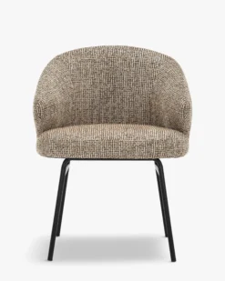 Ensemble 4 chaises, Tweed marron mocha Aspen