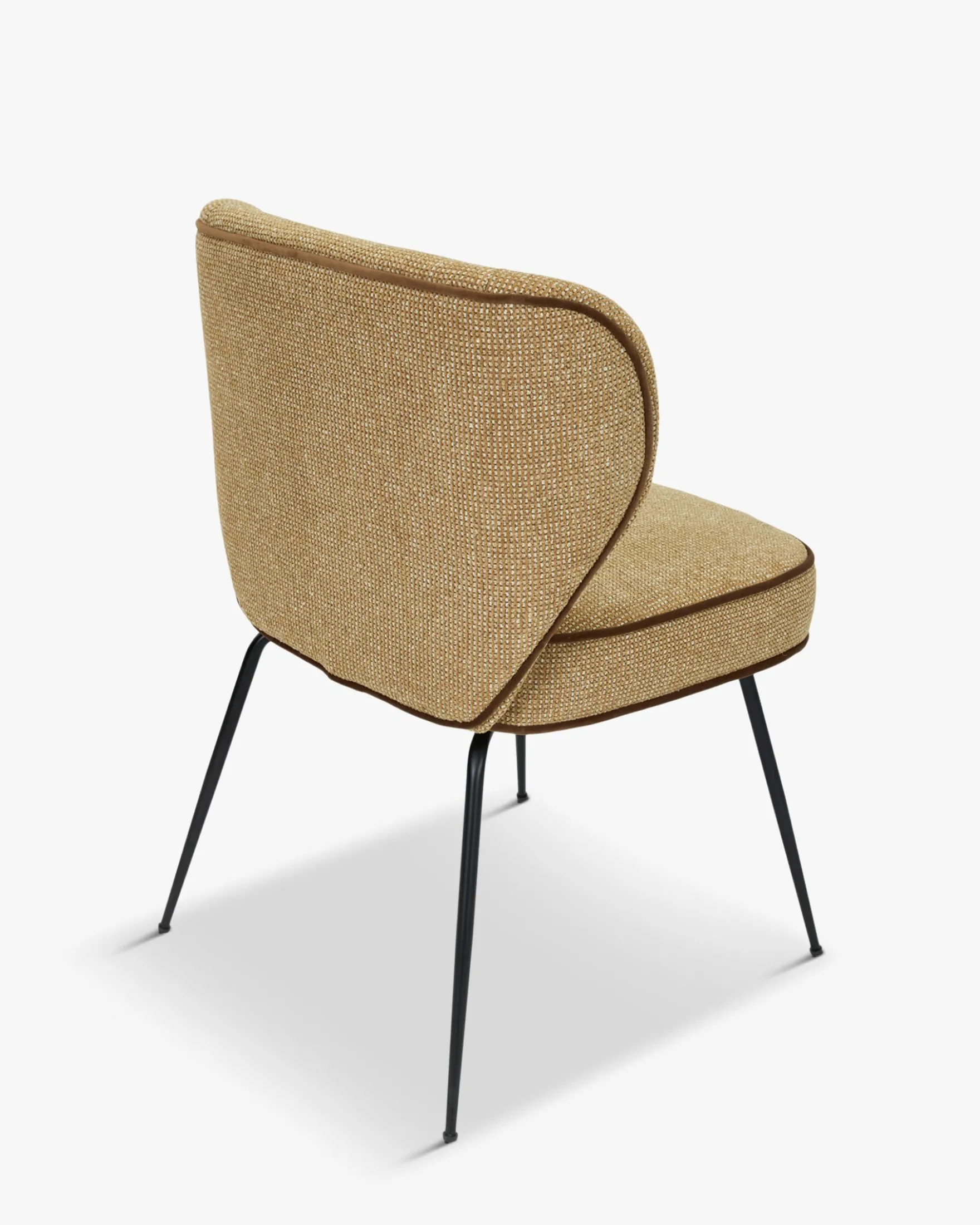 Ensemble 6 chaises, Tweed marron écureuil Wayne