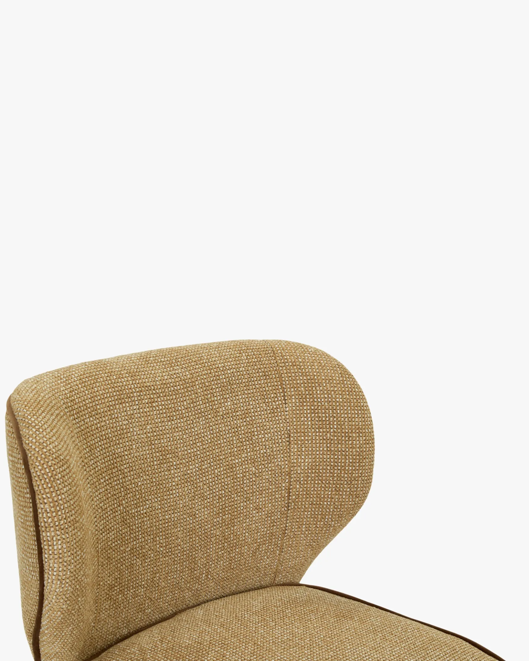 Ensemble 6 chaises, Tweed marron écureuil Wayne