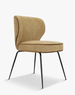 Ensemble 6 chaises, Tweed marron écureuil Wayne