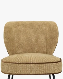 Ensemble 6 chaises, Tweed marron écureuil Wayne