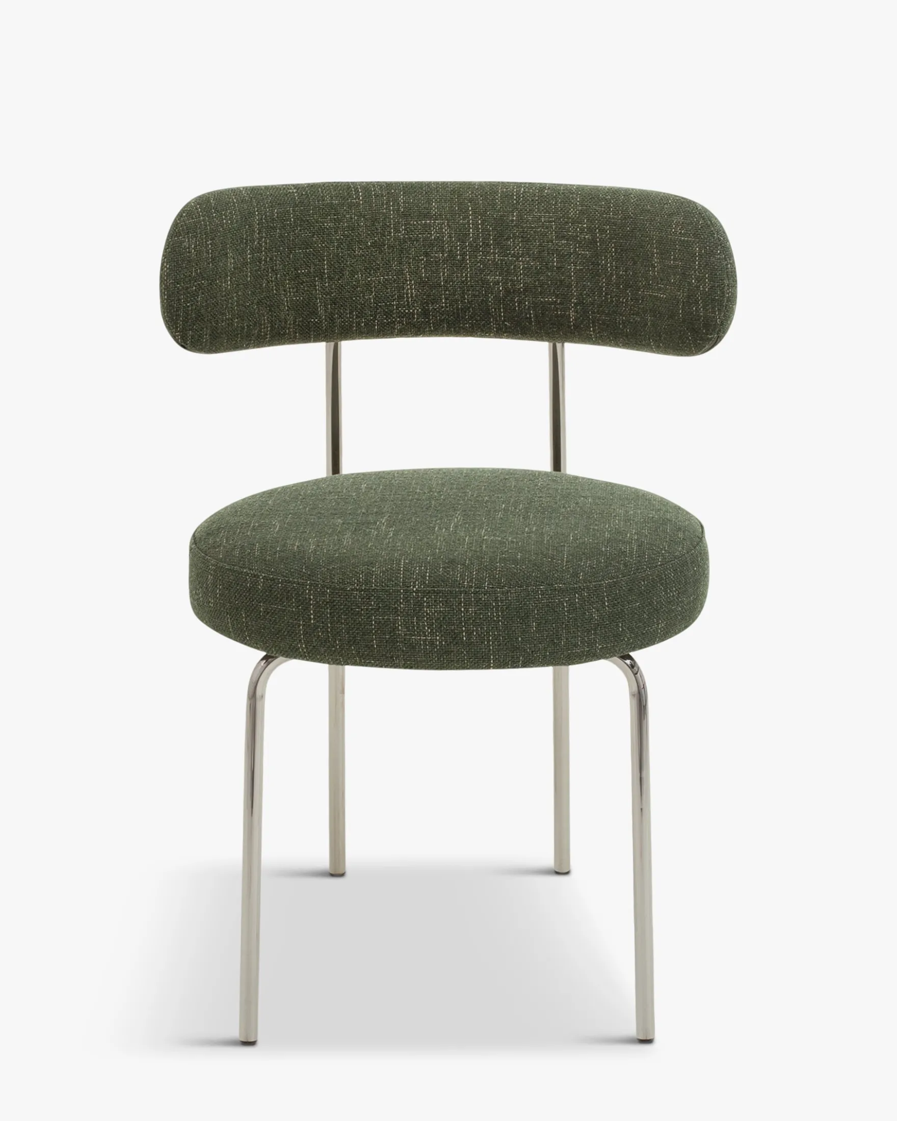 Ensemble de 4 chaises, Vert cactus & tweed chêne Vittoria