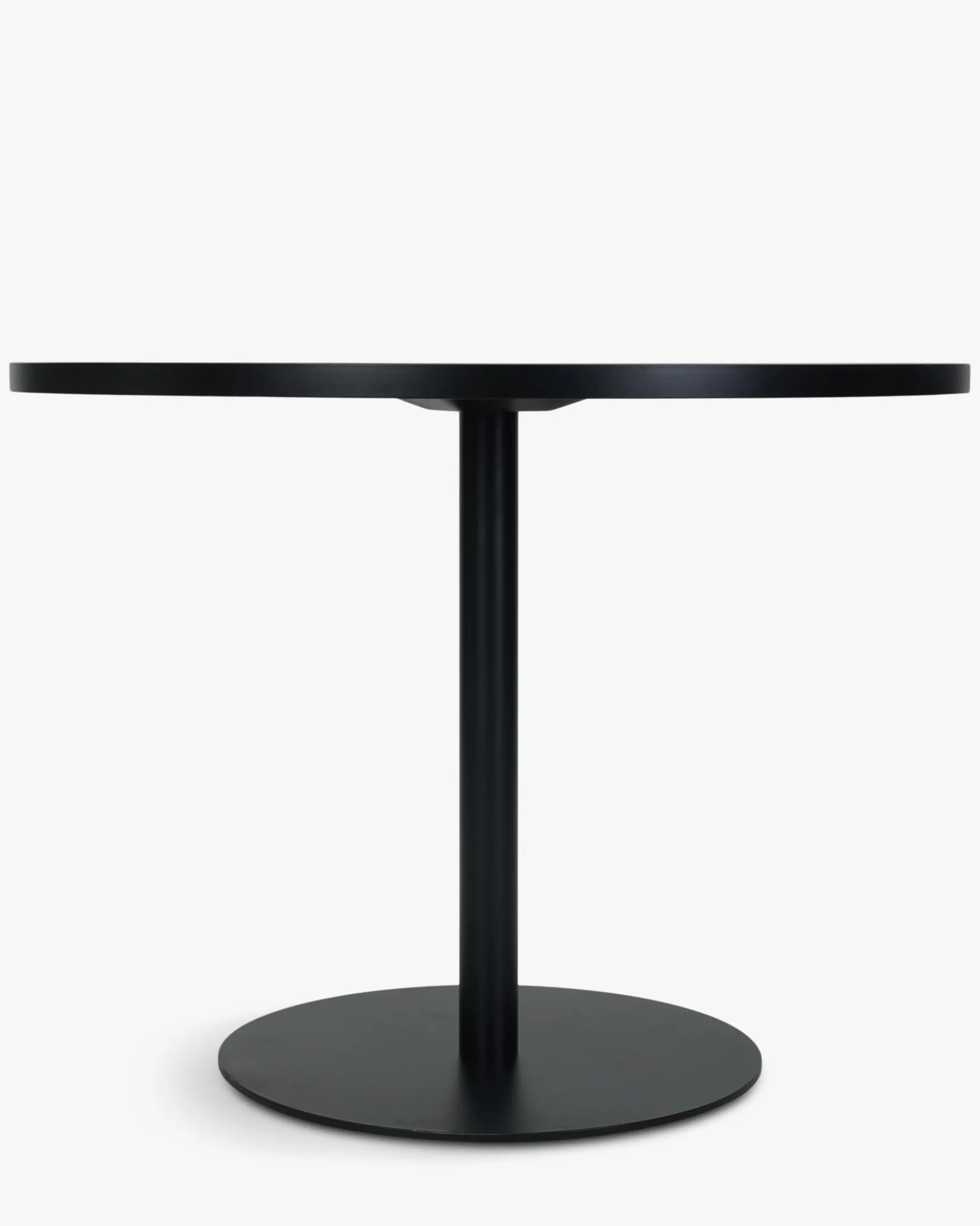 Ensemble de jardin, Table à manger de jardin ronde + 2 chaises, Noir & Blanc écru Hamptons, Echo