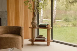 Etagère, Bois noyer, L80 Infinito