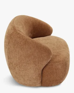 Fauteuil, Camel crêpé Aspen