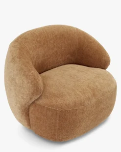 Fauteuil, Camel crêpé Aspen