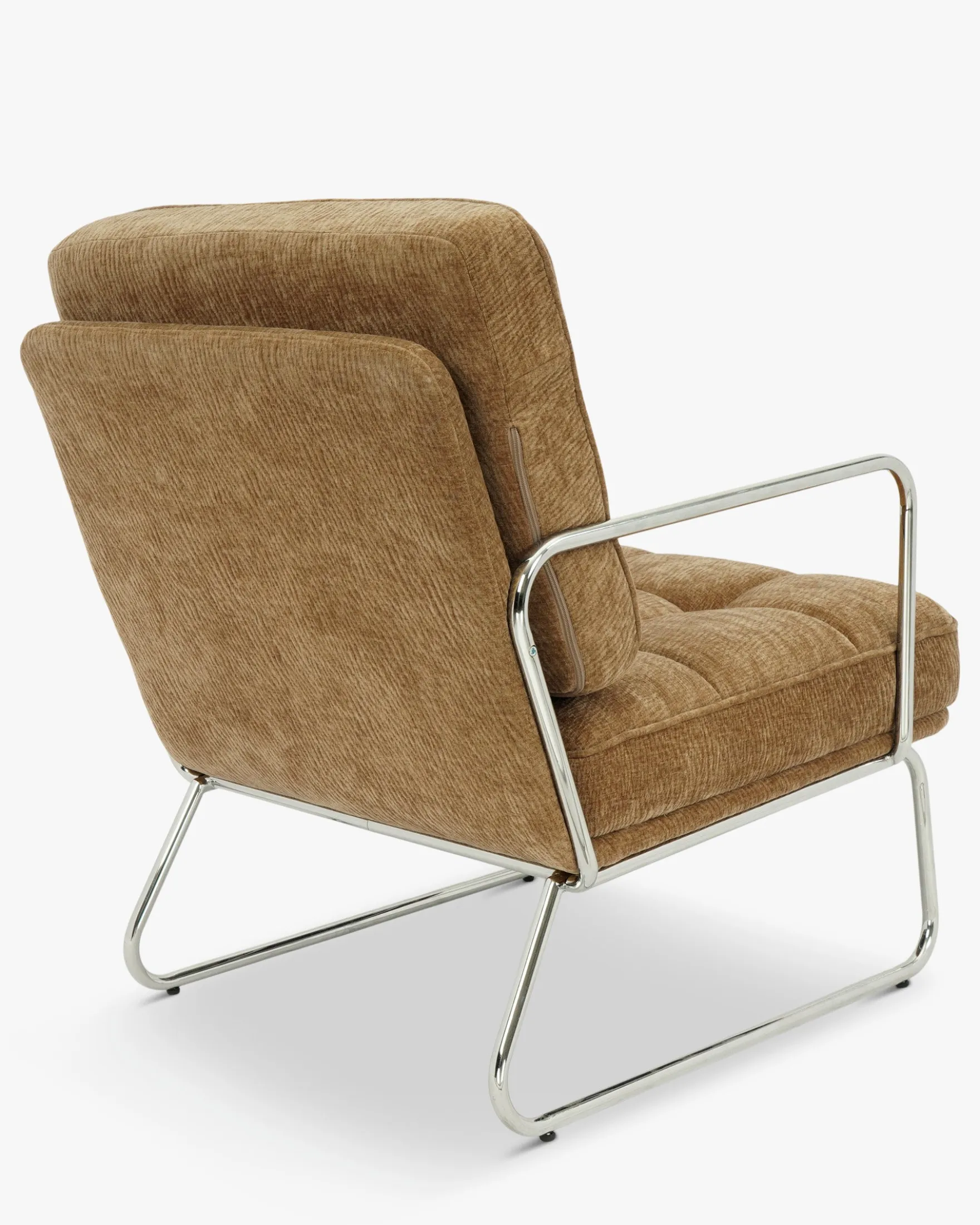Fauteuil, Camel crêpé Aurore
