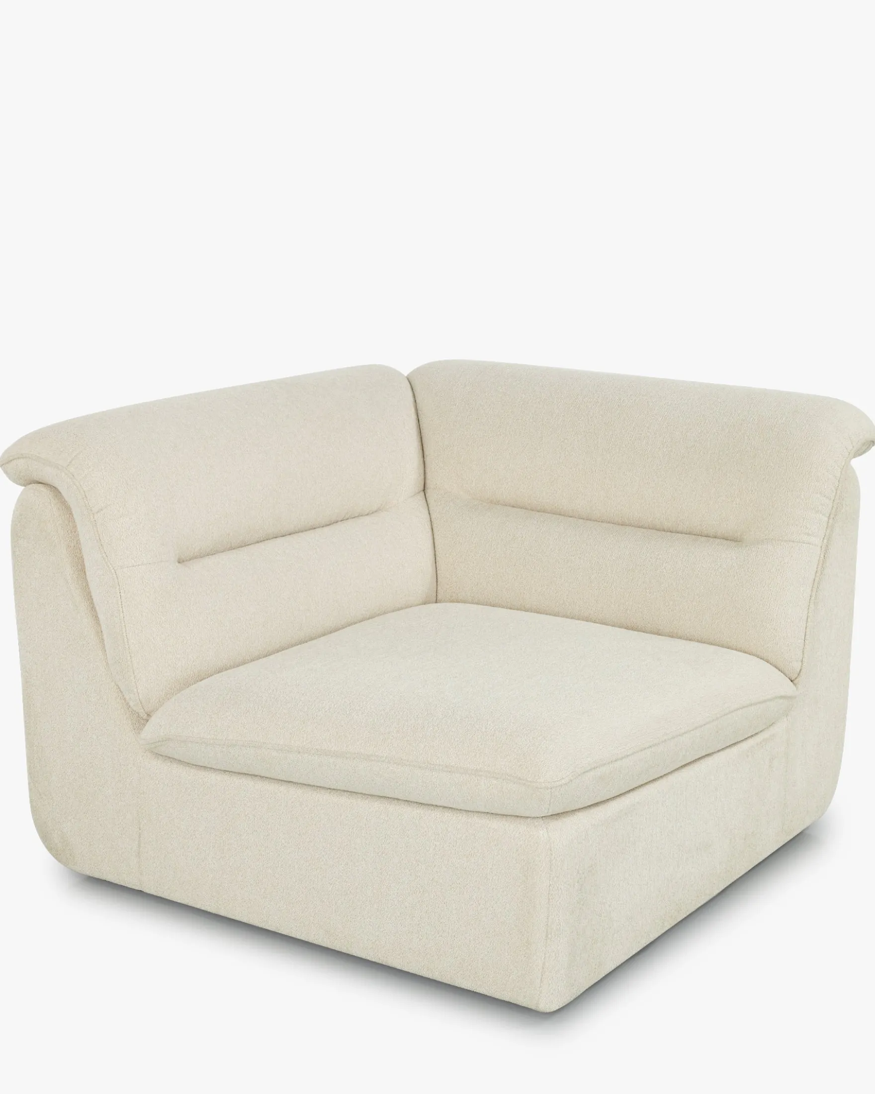 Fauteuil d'angle modulable, Beige sahara Pulp