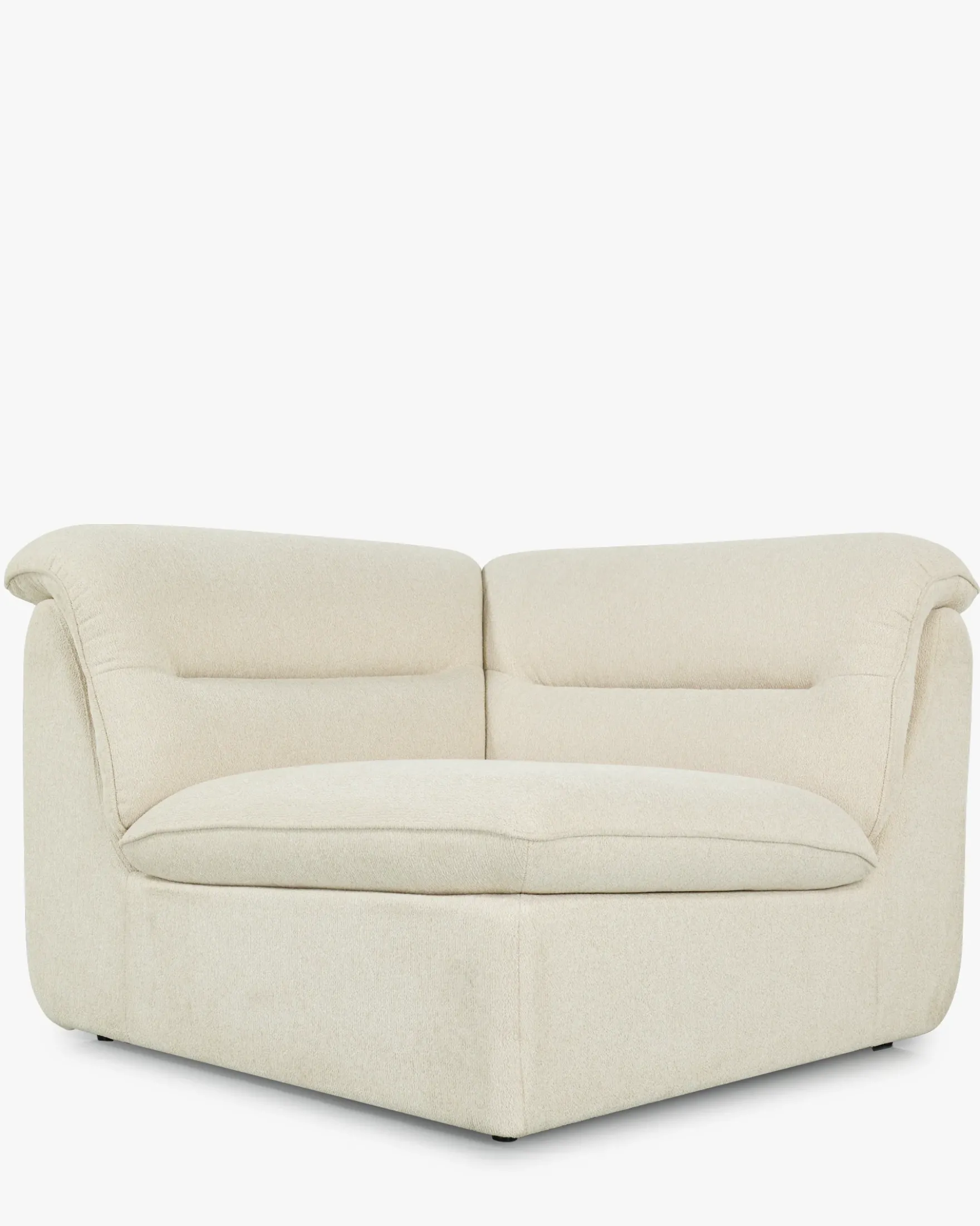 Fauteuil d'angle modulable, Beige sahara Pulp