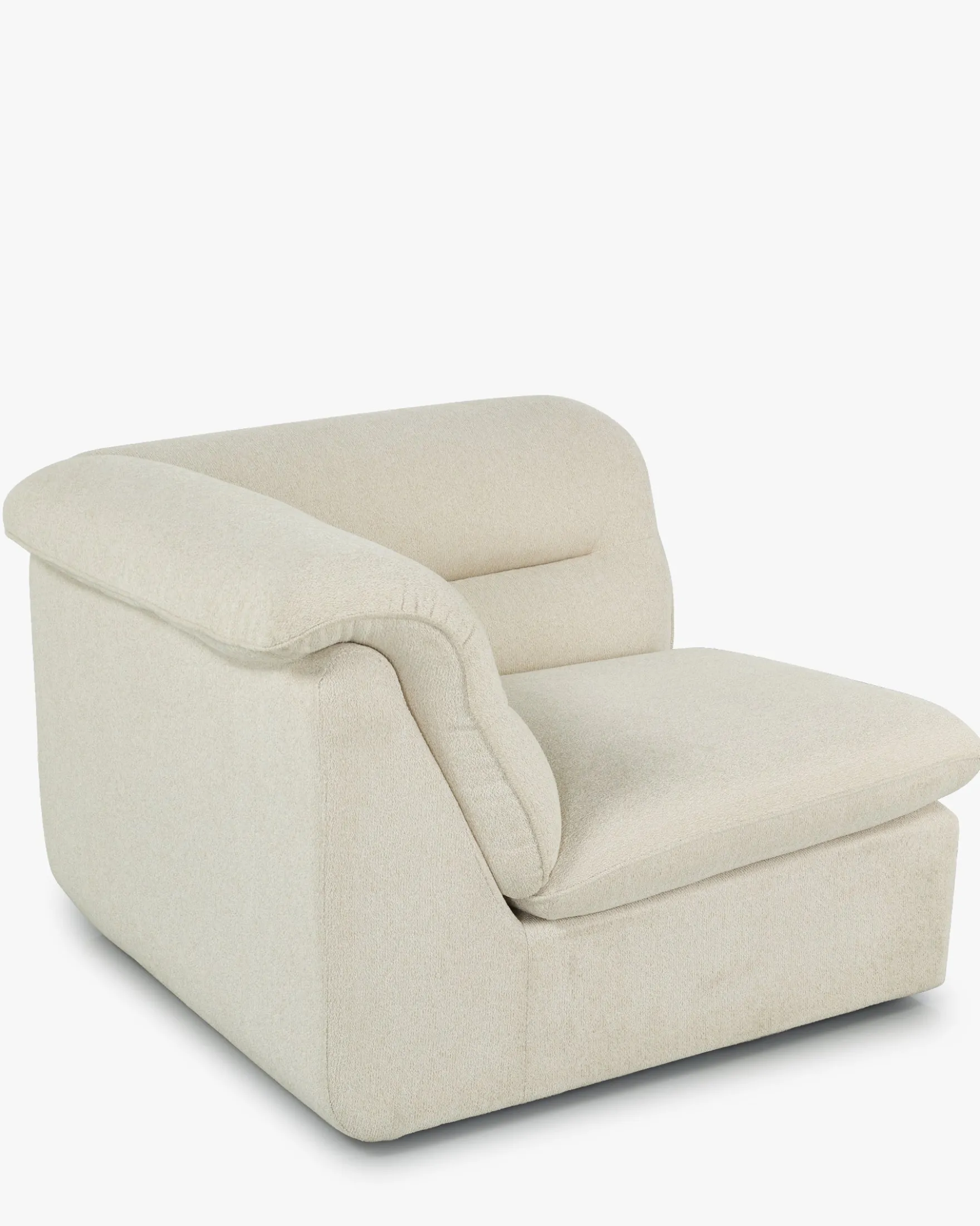 Fauteuil d'angle modulable, Beige sahara Pulp