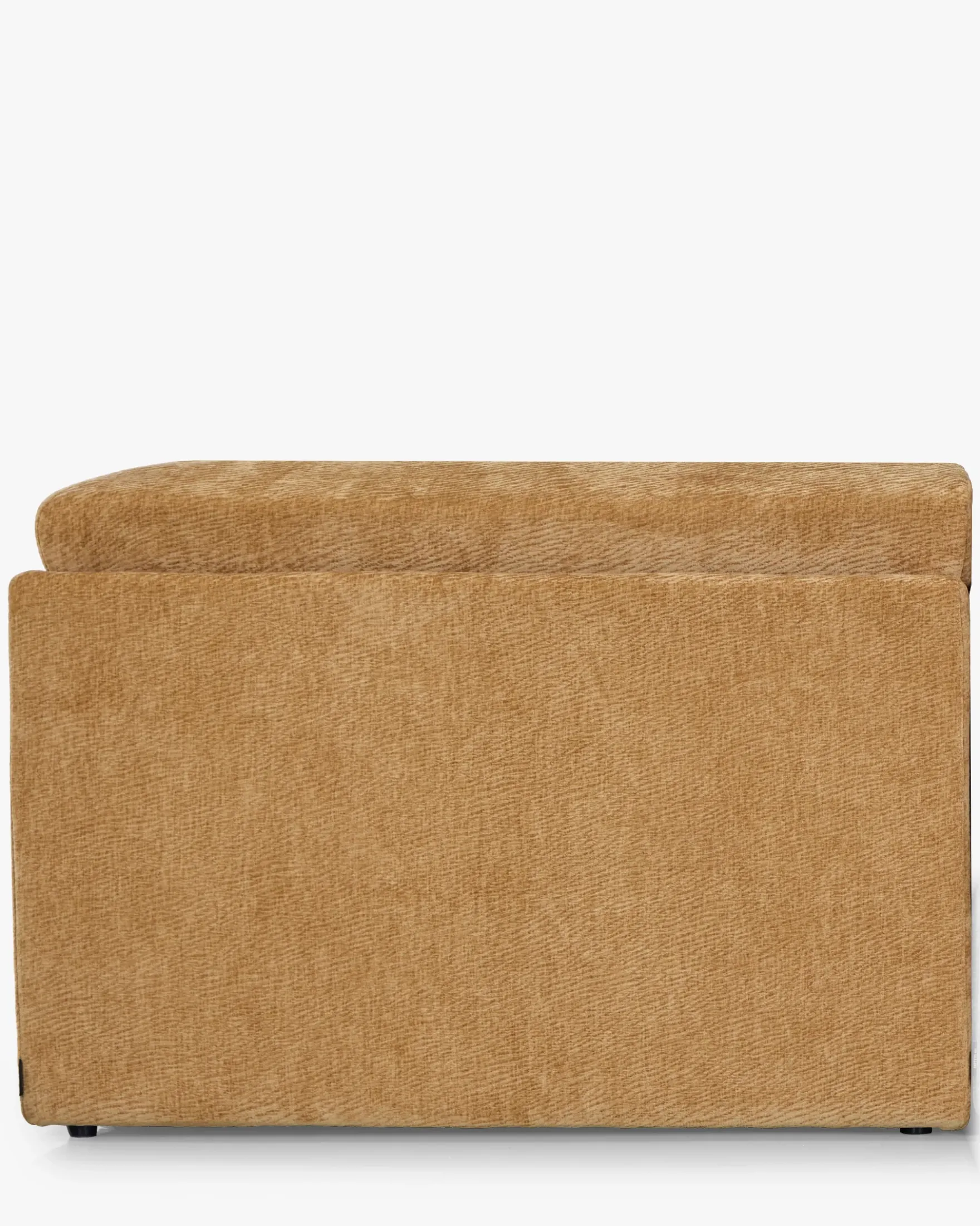 Fauteuil d'angle modulable, Camel crêpé Paul