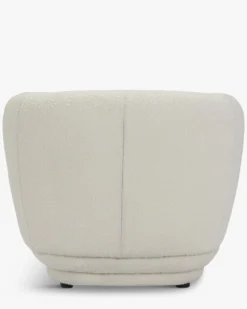 Fauteuil, Ecru bouclé, 90x70 Giulia
