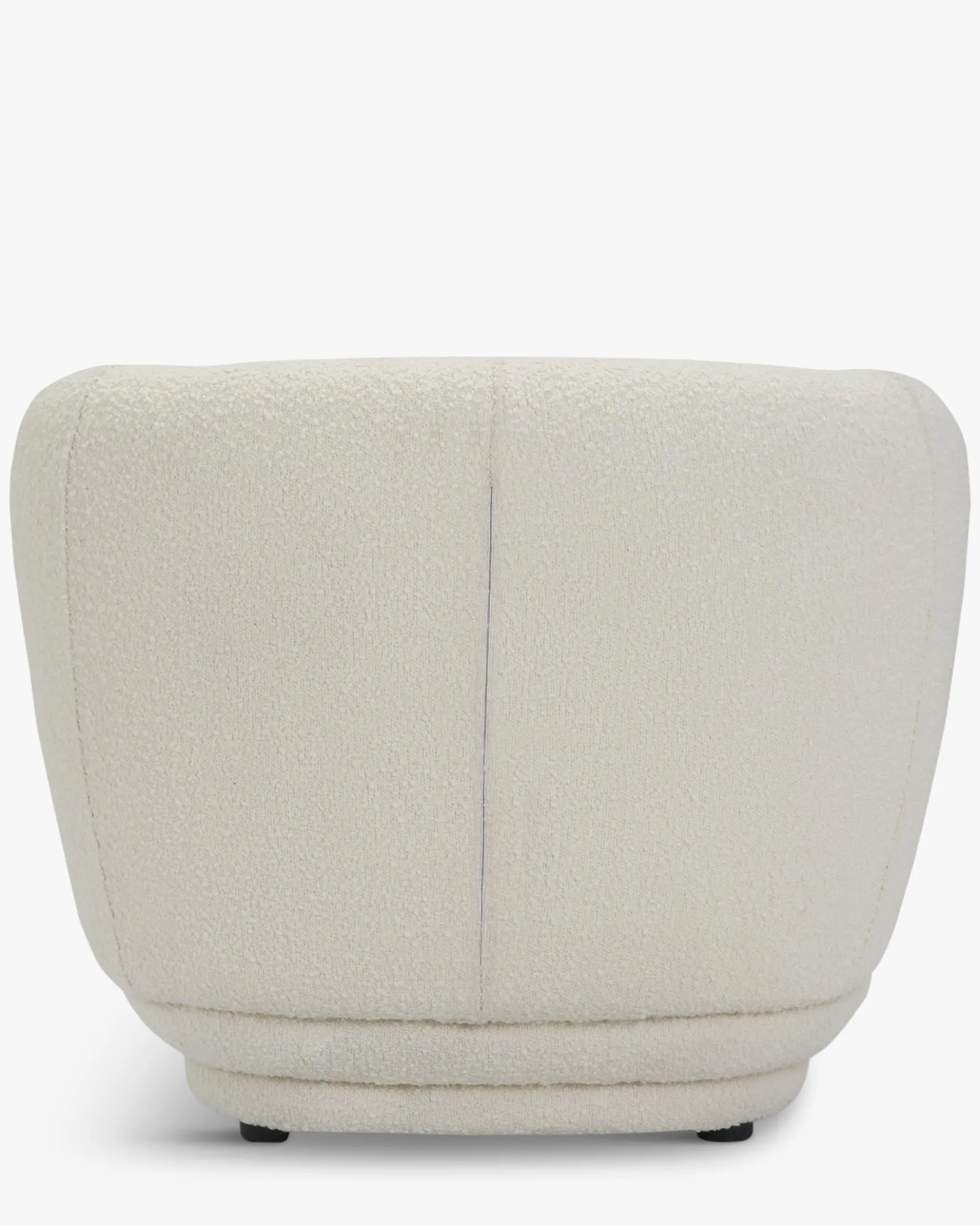 Fauteuil, Ecru bouclé, 90x70 Giulia