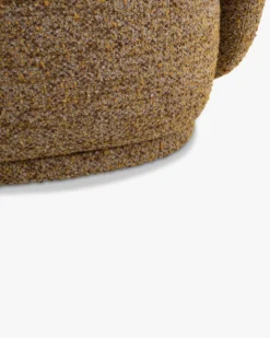 Fauteuil, Marron ocre bouclé, 90x84 Cocoon