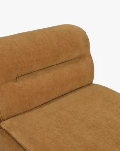 Fauteuil modulable, Marron sienne déperlant Pulp