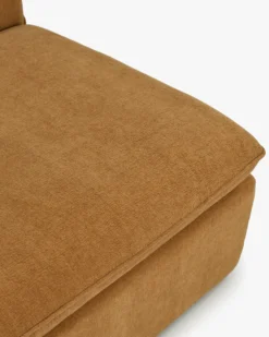 Fauteuil modulable, Marron sienne déperlant Pulp