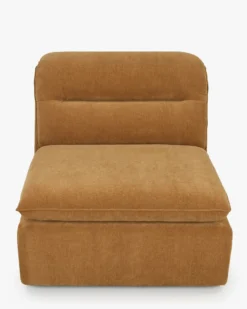 Fauteuil modulable, Marron sienne déperlant Pulp