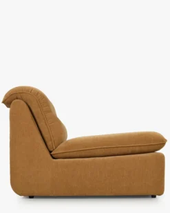 Fauteuil modulable, Marron sienne déperlant Pulp